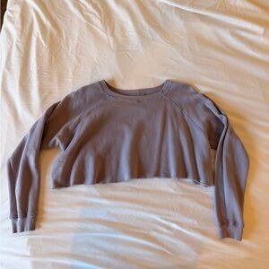 Jala cropped purple sweater